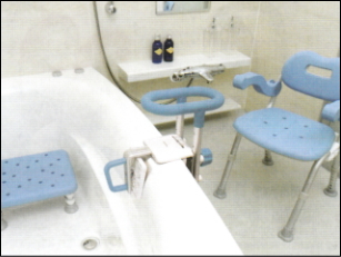 入浴福祉具を用いた浴室